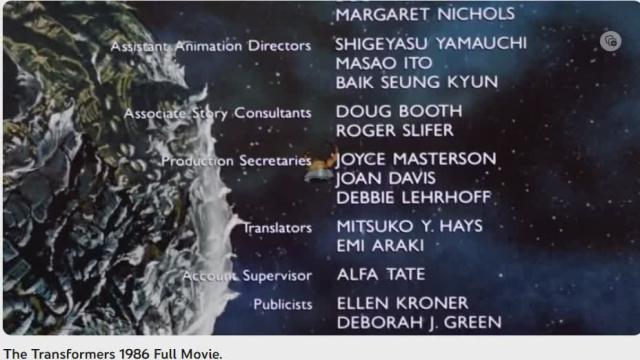 Classic Transformers END MUSIC From ORIGINAL 80s Animation the other MOVIES SUCK ASS!