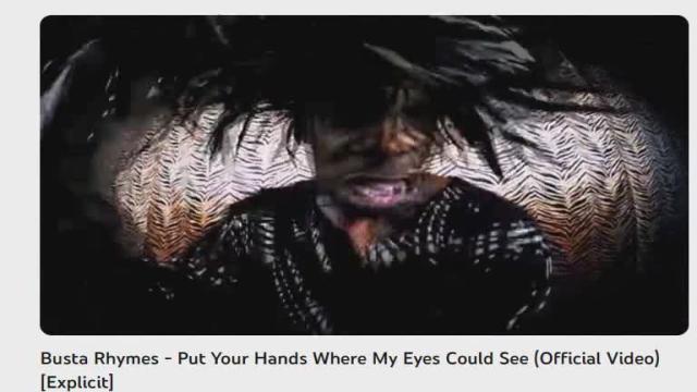 Busta Rhymes - Put Your Hands Where My Eyes Could See (Official Video) [Explicit]