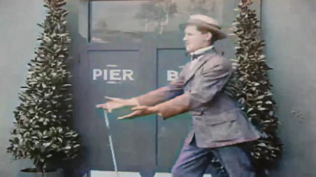 V-TV - HAS!!!  More AI Enhanced Vids here!  Charlie Chaplin New Profession!