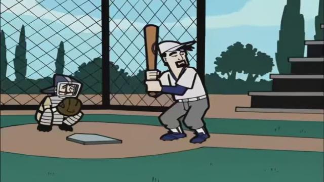 Though short lived the cartoon CLERKS S01e05 but in AI Presented by V-TV!