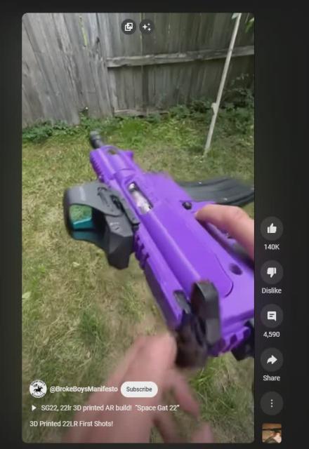 A PRINTED GUN In the WORKS!  