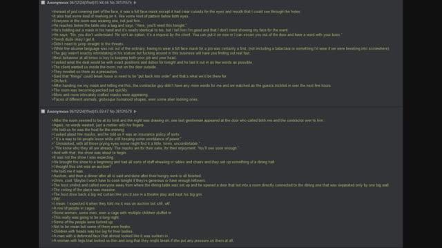 Underground Elite Human Auctions 4chan x Greentext