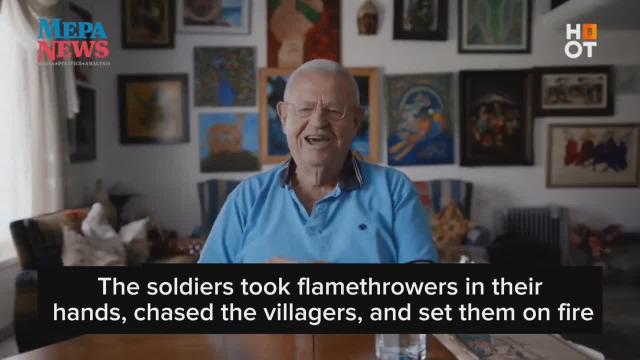 Retired IDF soldiers talk about their experience in the Israeli military and laugh as they do so.