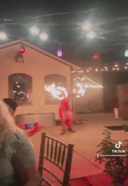 The fire dancer 