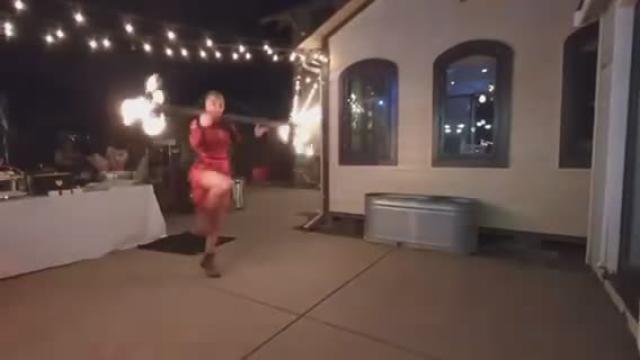 Fire Dancer Raw Video 
