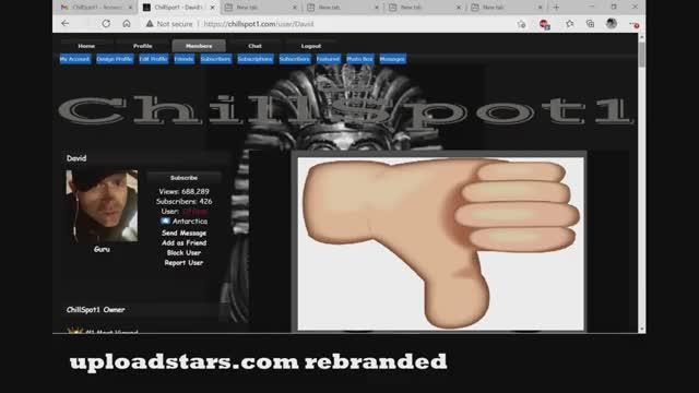 Beware of ChillSpot1 - a rebranding of uploadstars.com - review of chillspot1.com